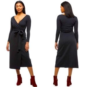 ABLE Faux Wrap Dress - L - EUC